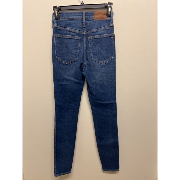 Madewell High-Rise Skinny Jeans  Medium Wash Denim Womens Sz 25 - Picture 4 of 10